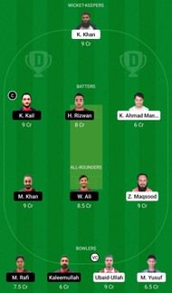 DAT vs RUR Dream11 Prediction Team, Grand League